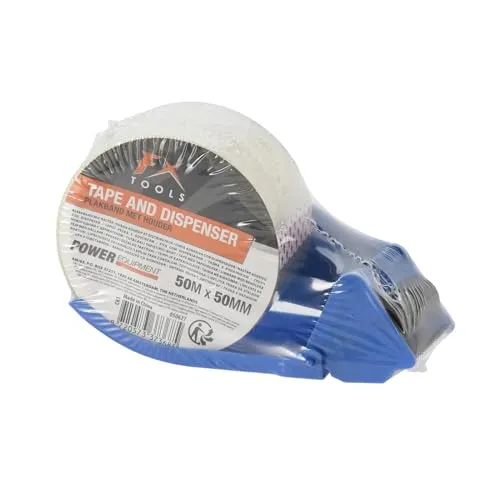 Ergonomischer Handabroller für Paketbänder Inkl. Klebeband Packband Abroller Klebebandabroller