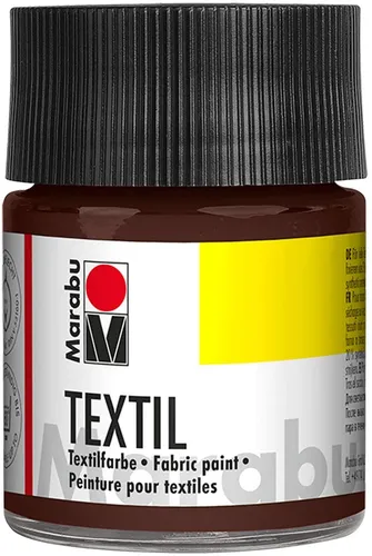 Textilfarbe dunkelbraun MARABU 1716