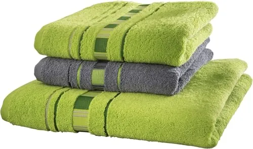 Erwin Müller Frottier Handtuch-Set in grün von Erwin Müller