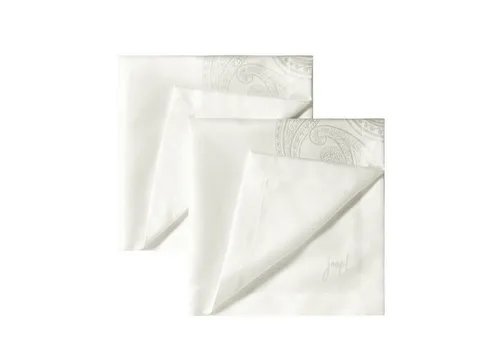 JOOP! Serviette Paisley 2er-Set 50 x 50 cm Beige Creme in beige von JOOP!