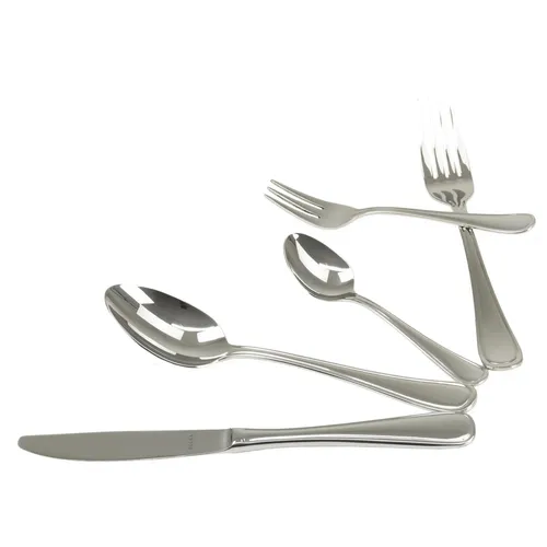 Solex Selina Besteckset 30-teilig für 6 Personen aus Edelstahl - Hochwertiges 30-teiliges Besteckset aus robustem 18/10 Edelstahl, spülmaschinengeeignet und ideal für festliche Anlässe oder den täglichen Gebrauch.