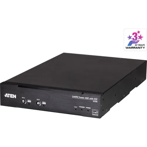 Aten AP206 2 x 60W DSP Leistungsverstärker