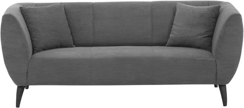 Home affaire Ecksofa Lazio modern und bequem, schmale Armlehnen, tolle Detailverarbeitung, zwei verschiedene Fußfarben wählbar