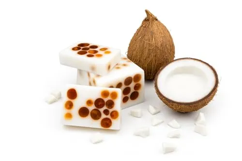 Nesbel Seife Kokosnuss - tropisch & cremig | Glycerin & Ziegenmilch (100 g)