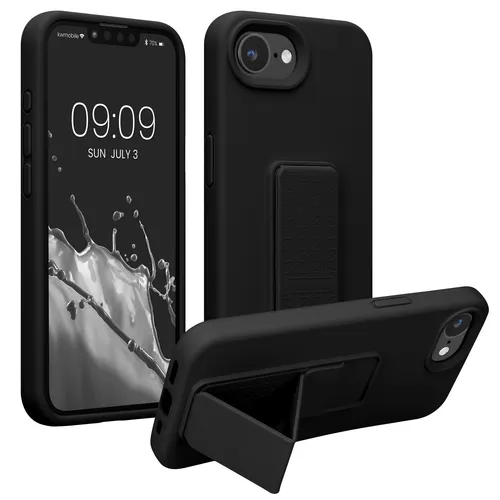 Hülle für Apple iPhone 16e Hülle Silikon Case Handy Cover Fingerhalter