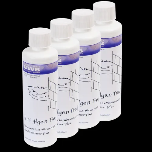  Wasserbetten Konditionierer Plus,Anti Algen Fred,Premium ,lange haltbar 4 x