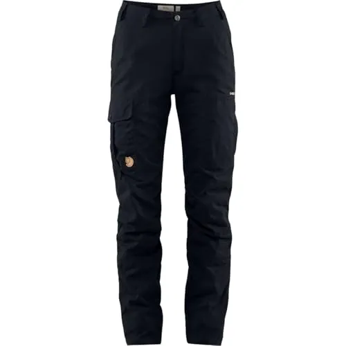 Fjällräven Karla Pro Winter Trousers Women Black (36) - Hosen für Outdoor-Fans, strapazierfähig und warm mit weichem Futter, ideal für Herbst und Winter, aus G-1000 Eco für effektiven Feuchtigkeitstransport.