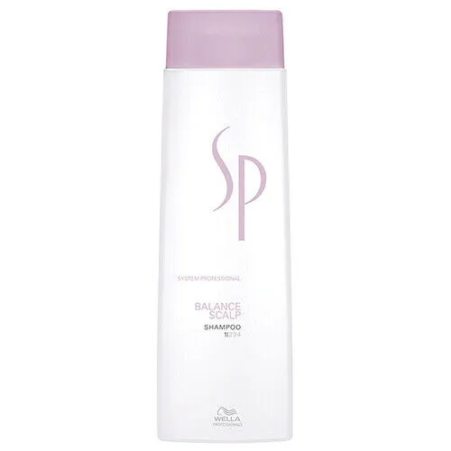Wella SP Balance Scalp Shampoo 250ml - Professionelles Shampoo für empfindliche Kopfhaut, spendet Feuchtigkeit und beruhigt. Ideal zur Vorbereitung auf Haarausfallbehandlungen.