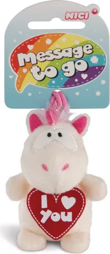 Einhorn Theodor I (Herz) YOU 8cm mit Loop