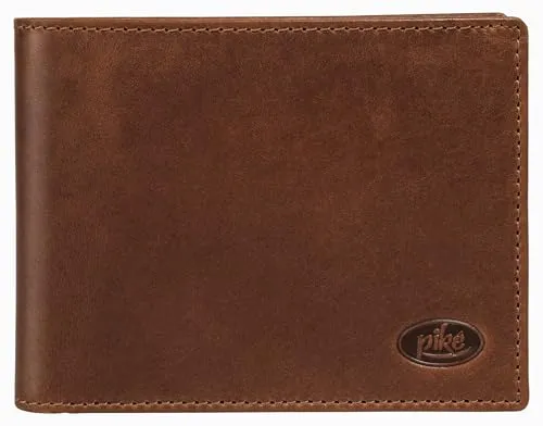 piké Slim Fold Vintage Leder Geldbörse - Herren-Geldbörse aus 100% geöltem Rindleder mit RFID-Schutz - ideal für Minimalisten und sicheres Reisen, kompakt und elegant.