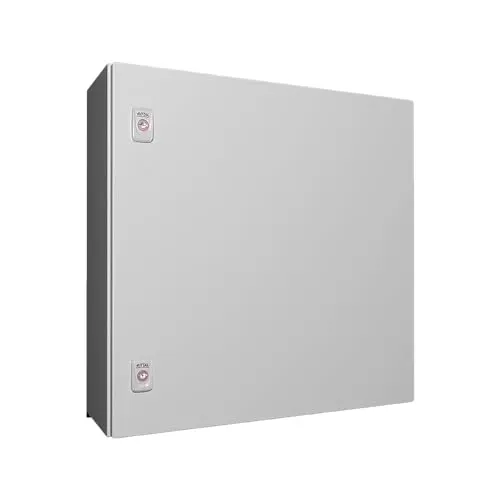 Rittal AX 1060.000 Schaltschrank AX 1-türig - Kompakter 1-türiger Schaltschrank aus pulverbeschichtetem Stahlblech, ideal für die Wandmontage. Schützt Ihre Technik mit IP66 Schutzart und bietet eine hohe Schlagfestigkeit (IK10).