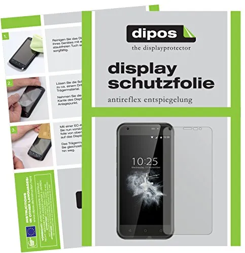dipos I 2X Schutzfolie matt kompatibel mit Wieppo S5 Folie Displayschutzfolie