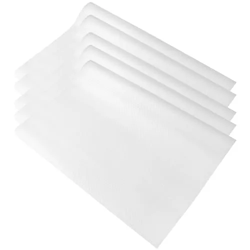 DIAONIAN 5 PCS Kühlschrankmatten,Kühlschrank Matten,Kühlschrankmatte,Kühlschrankmatten Antibakteriell,Kühlschrank Matte,Abwaschbar,Rutschfeste,45 x 29 cm