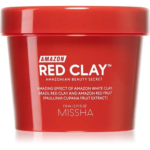 Missha Amazon Red Clay Gesichtspeeling (110 ml) - Erleben Sie die reinigende Kraft des Missha Amazon Red Clay Gesichtspeelings. Ideal zur sanften Entfernung von Unreinheiten und für ein frisches Hautgefühl.