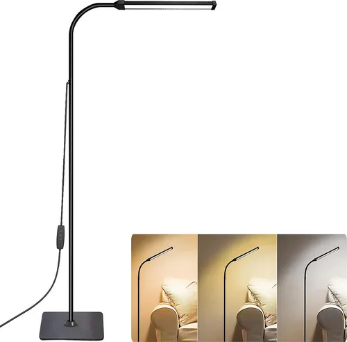 Dimmbar LED Stehlampe mit 3 Farbtemperaturen