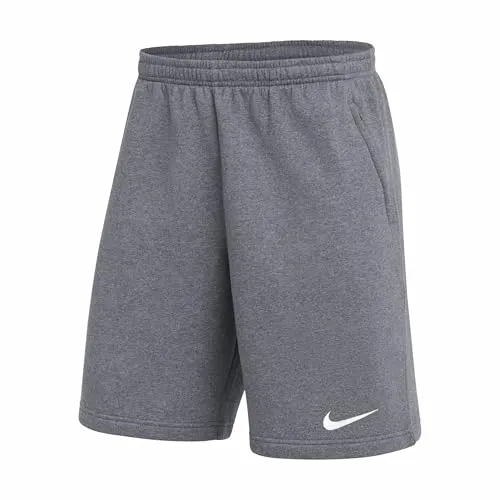 Nike Herren ParFleece Soccer Shorts, Charcoal Heather/White, XXL - Bequeme und langlebige Shorts für Fußball-Enthusiasten. Ideal für Training und Freizeit, mit hochwertigem Material für optimalen Tragekomfort.