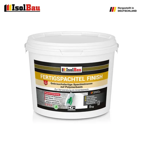 Spachtel masse Q4 Fertigspachtel Finish 5 kg Glätt Flächen Füll Fugenspachtel