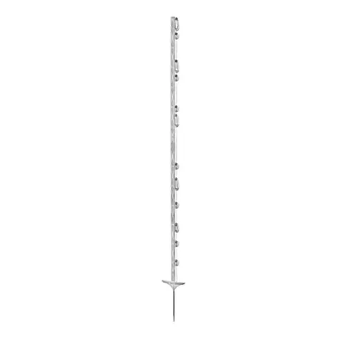 Kerbl Weidenzaunpfahl Titan 157 cm - 20 Stück - 20 Stück Weidezaunpfähle aus schlagzähem Titan-Kunststoff für robuste Einzäunungen. Ideal für Bänder, Seile und Drähte, mit hoher Standfestigkeit und verzinktem Bodennagel.