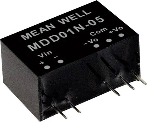 MEAN WELL MDD01L-15 DC/DC-Wandlermodul 34mA 1W Anzahl Ausgänge: 2 x Inhalt 1St.