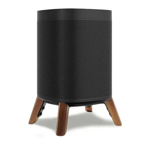 Echtholzständer kompatibel mit Sonos One, One SL, Play:1 Home Speaker, Stativ-Montagezubehör schützen Sonos für besseren Klang, robuster Holzständer und