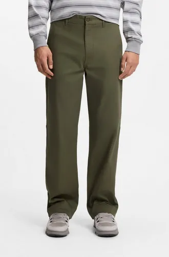 HUGO Zarik253 Herrenhose - Stylische Herrenhose aus 98% Baumwolle und 2% Elasthan für optimalen Tragekomfort und Bewegungsfreiheit. Ideal für den modernen Alltag.