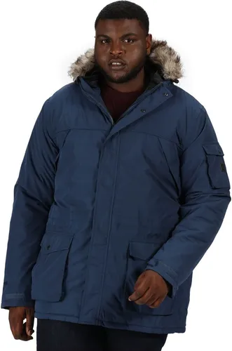 Regatta Winterjacke Salinger II Herren, Wasserdicht, Größe:L, Farbe:Bronze Mist - Wasserdichte Regatta Winterjacke Salinger II für Herren, ausgestattet mit isolierendem Thermo-Guard. Perfekt für kalte Tage, bietet sie Schutz vor Wind und Wetter mit atmungsaktivem Gewebe und praktischen Taschen.