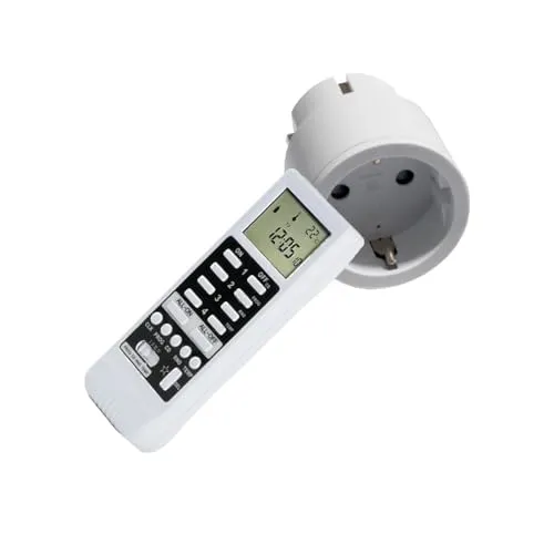 PD-851 Funk-Set mit Fernbedienung DTZ-505 + 1x Funk-Stecker Intertechno IT-3 - Funk-Wandsender zur kabellosen Steuerung von Geräten, energiesparend mit Standby-Verbrauch unter 0,5 W und flexibler Programmierung für maximale Benutzerfreundlichkeit.