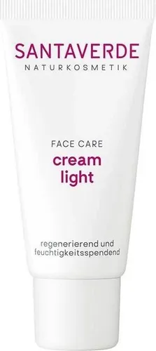 Santaverde Gesichtscreme Light 30 ml - Leichte Gesichtscreme für eine hydratisierte Haut, ideal für den täglichen Gebrauch. Zieht schnell ein und sorgt für ein frisches Hautgefühl.