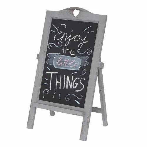 Werbetafel MCW-E51: Aufsteller Kreidetafel im Shabby-Look von Moderne-Wohnideen