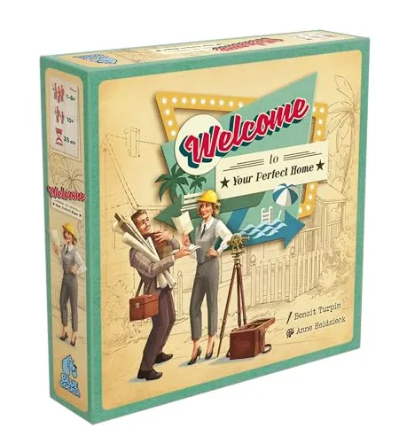 Blackrock Games Welcome to Your Perfect Home Gesellschaftsspiel, ideal in der Gruppe, von 1 bis 6 Spielern und älter, ab 10 Jahren, taktisch und schnell, ideal für Freunde