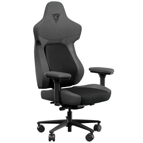 ThunderX3 CORE Mesh Gaming Stuhl – Ergonomisch und anpassbar für ultimatives Gaming - Gaming-Stuhl mit Synchromechanik, CORE.RDY Lendenstütze und verstellbaren Kopf- und Fußstützen für maximalen Komfort und gesunde Haltung während langer Sessions.
