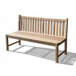 Gartenbank Picadelly 150 cm aus Premium Teak - Stabile 3-Sitzer Gartenbank aus hochwertigem, unbehandeltem Teakholz, wetterfest und langlebig. Ideal für entspannte Stunden im Garten ohne Armlehnen.