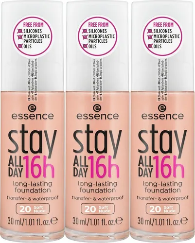 Essence Foundation STAY ALL DAY 16h in braun von essence