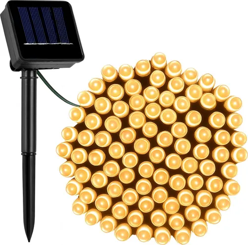 LED Solar Lichterkette 150 LEDs