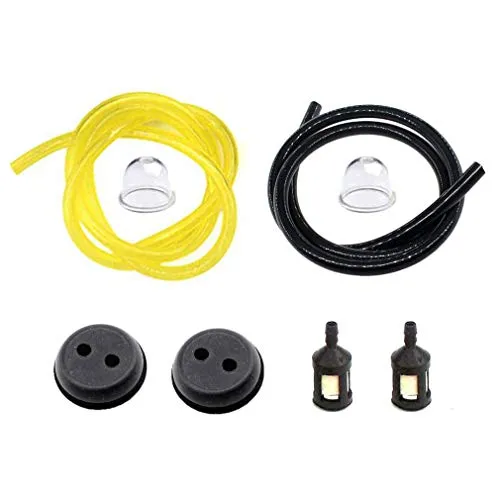 AISEN Gummitülle Stopfen mit Benzinpumpe Benzinschlauch für AL-KO Einhell/Gardenline, Jackson & Spears, Forabest und Norma Benzin Heckenscheren und Motorsensen