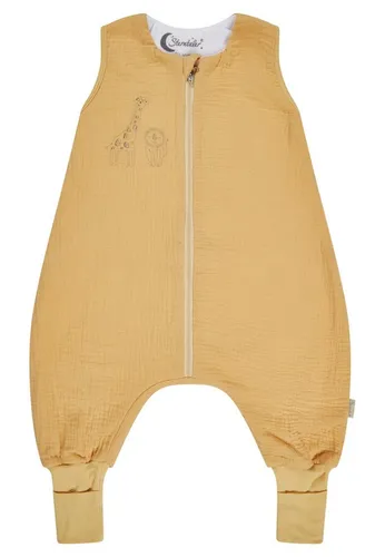Sterntaler® Babyschlafsack mit Beinen 104/110 Safari - Leichter Schlafsack mit Beinen für Babys, ausgestattet mit integrierten Fußstulpen und einem praktischen Zwei-Wege-Reißverschluss. Ideal für gemütliche Nächte.