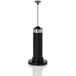 AdHoc MS14 Milch- und Saucenschäumer RAPID - Kabelloser Milchaufschäumer mit leistungsstarkem Motor für schnellen Milchschaum, ideal für Kaffee und Cocktails. Inklusive elegantem Ständer – perfekt für die Kaffeepause!