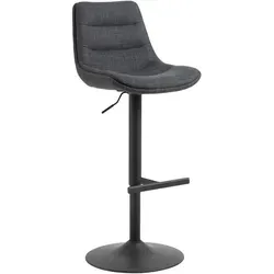 Mid.you Barhocker Dunkelgrau - Barmöbel mit stilvollem Design, Drehfunktion und FSC Mix-Zertifizierung für nachhaltigen Genuss in Ihrer Bar oder Küche.
