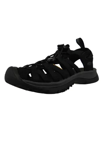 Keen Whisper Sandalen - Leichte Wanderschuhe aus Kunstleder/Textil - Wanderschuhe für Damen, ideal für Sommerabenteuer mit wasserfestem Obermaterial und anatomisch geformtem Fußbett für optimalen Komfort und Grip.