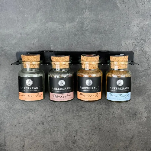 Gewürzregal aus Metall passend für Ankerkraut & Acht Botaniker Gewürzdosen