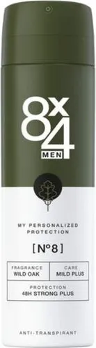 8X4 Wild Eiche Herren Deospray, 150 ml
