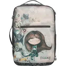 Anekke Rucksack Travel Backpack - Stilvolle Rucksacktasche mit erweiterbarem Volumen und praktischen Fächern, ideal für Reisen und Business.