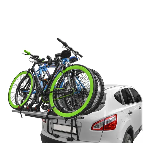 OMAC Heckfahrradträger für Fiat Tipo - Faltbar & Leicht - Fahrradträger für Heckklappe, ideal für 3 E-Bikes, einfach zu installieren und maximiert den Innenraum. Perfekt für Abenteuer und Stadtfahrten.
