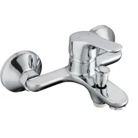 Schütte Wannenarmatur Vico Mischbatterie - Eleganter Wasserhahn für die Badewanne - Armaturen in Chrom mit 5 Jahren Herstellergarantie und keramischer Dichtscheibe für eine langlebige Nutzung und stilvolles Design im Badezimmer.