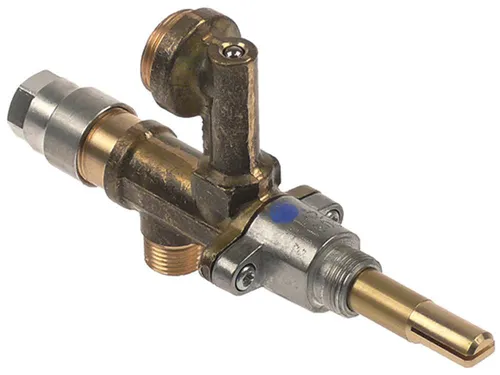 MADEC Gashahn für Kroll-Energy mit Düsenausgang, ohne Düse Achse 8x5 M17x1