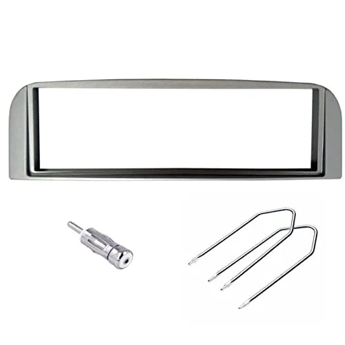 Sound Way 1 DIN Autoradio Radioblende RadioRahmen, Antennenadapter, Schlüssel kompatibel mit Alfa 147, Alfa GT