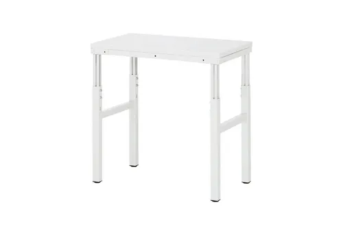 Rau Basis-Arbeitstisch Melamin 700x500x650-1000mm - Robuster Werkbank für vielseitige Anwendungen, höhenverstellbar und ideal für Werkstätten und Hobbyprojekte.
