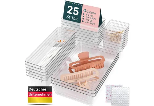 uandu home Schubladen Organizer Set in weiß von uandu home