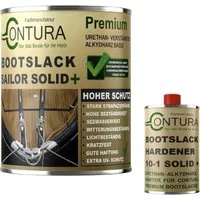 Contura 2K Bootslack Farbig Yacht Buntlack Metall Holz GFK Boot Glänzend 2,75 Liter Taubenblau RAL 5014 Analog