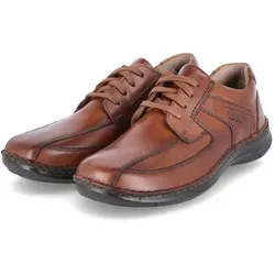 Josef Seibel Herren Bequemschuhe New Anvers 08, Weite K - Herren-Schnürhalbschuhe in extra weit, mit handgenähter Verarbeitung für extreme Flexibilität und höchsten Komfort. Ideal für breite Füße!
